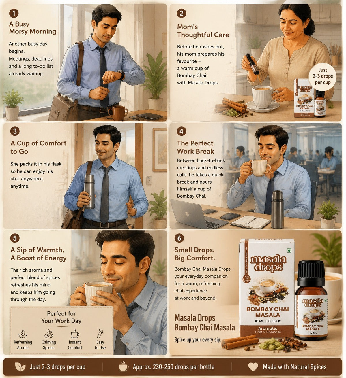 A Little Drop of Comfort: How Masala Drops Bombay Chai Brings Home Closer