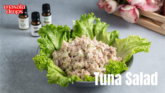 Tuna Salad with Masala Drops