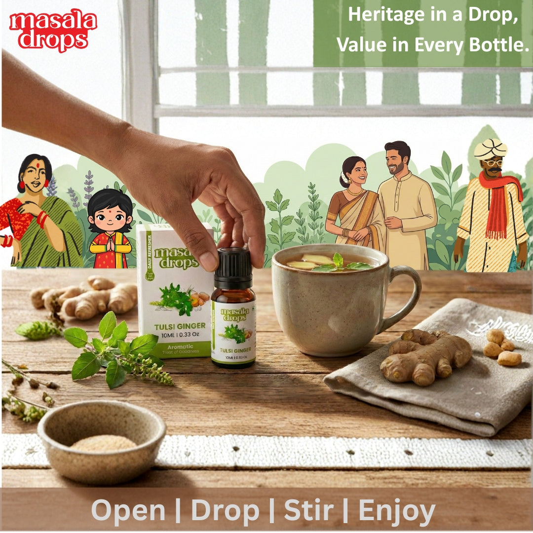 Tulsi Ginger Drops