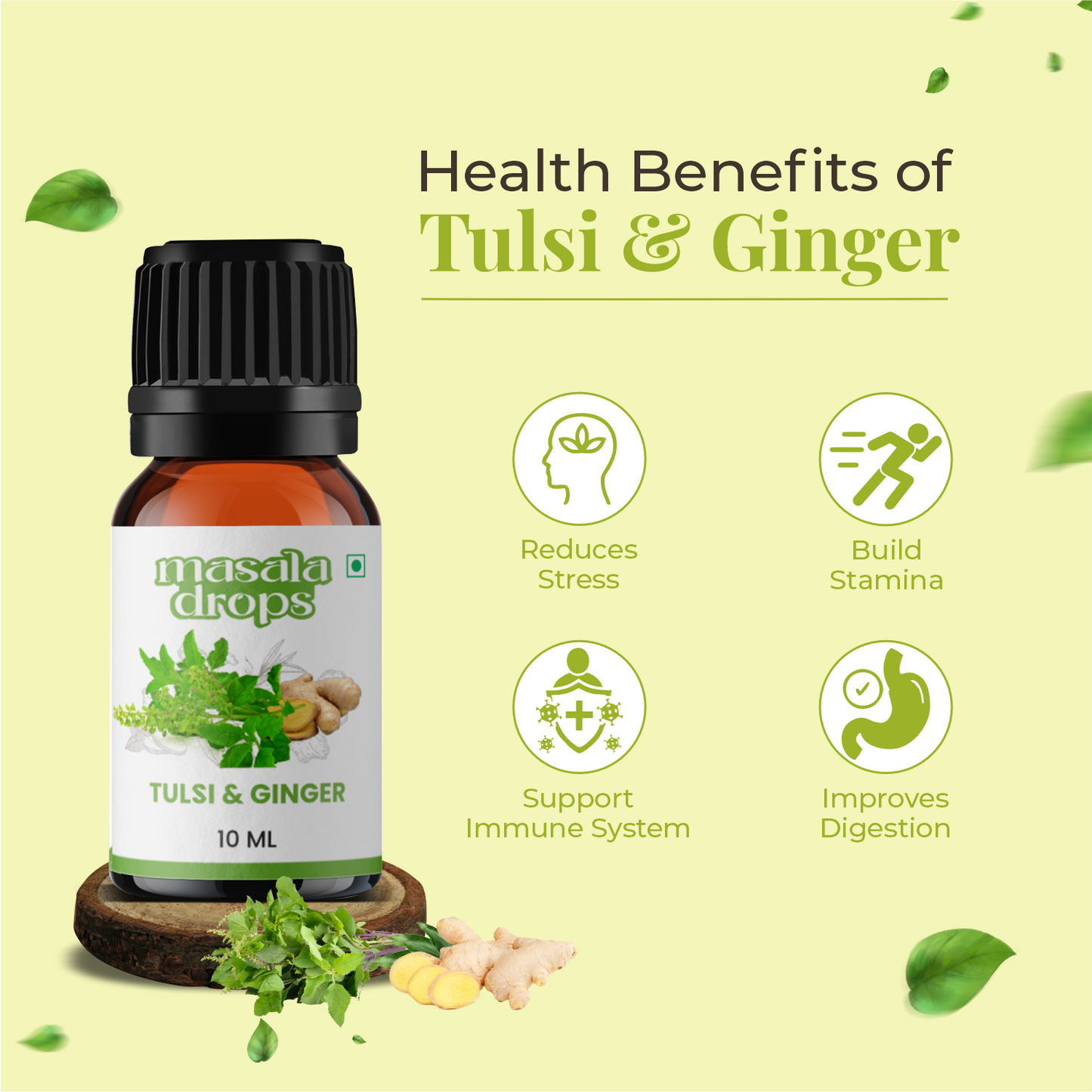 Tulsi Ginger Drops