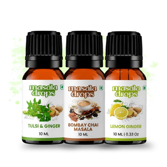 Tulsi Ginger, Bombay Chai Masala & Lemon Ginger