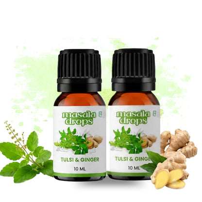 Tulsi Ginger Drops (Pack of 2)