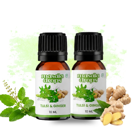 Tulsi Ginger Drops (Pack of 2)