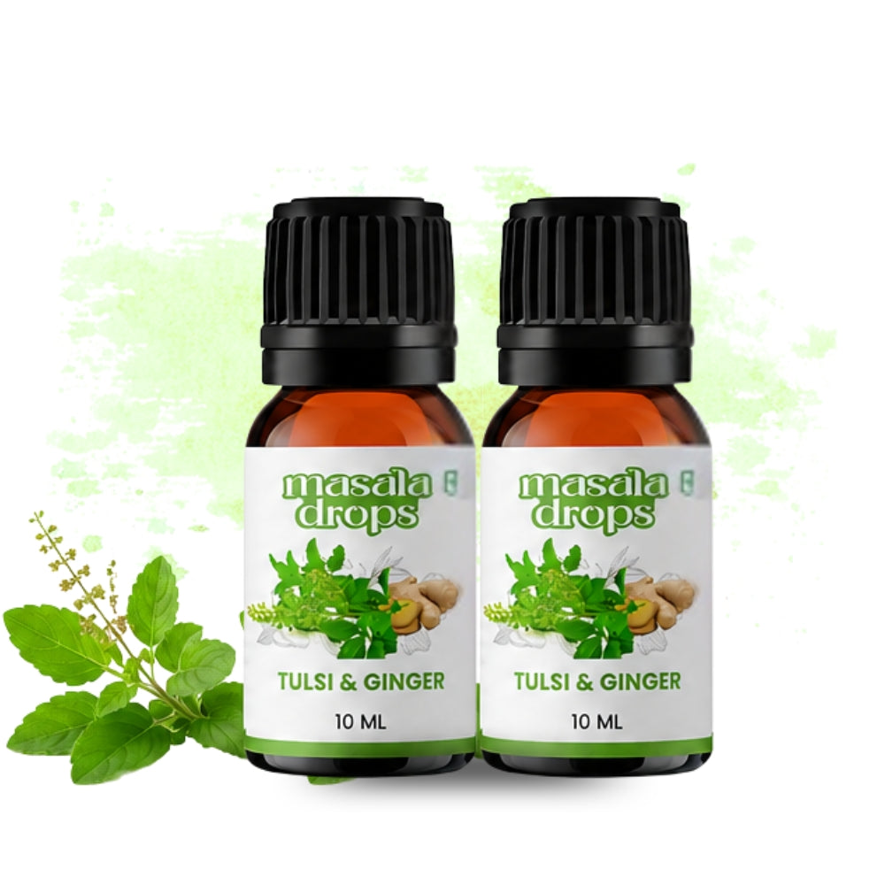 Tulsi Ginger Drops (Pack of 2)