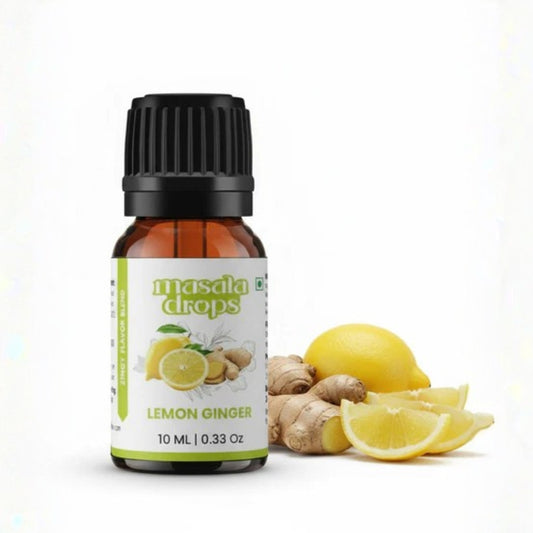 Masala Drops Lemon Ginger 10ml – Natural Immunity Booster & Digestive Aid
