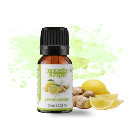 Masala Drops Lemon Ginger 10ml – Natural Immunity Booster & Digestive Aid