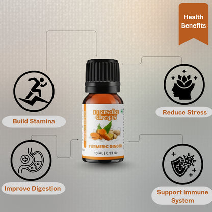 Turmeric Ginger Masala Drops – 10 ml | Pure Spice Extract