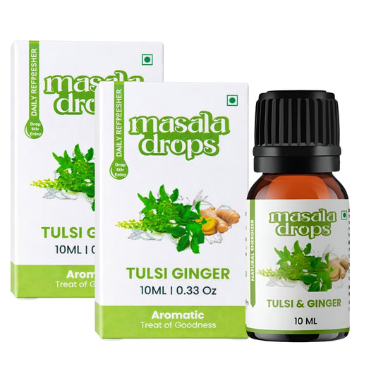 Tulsi Ginger Drops (Pack of 2)