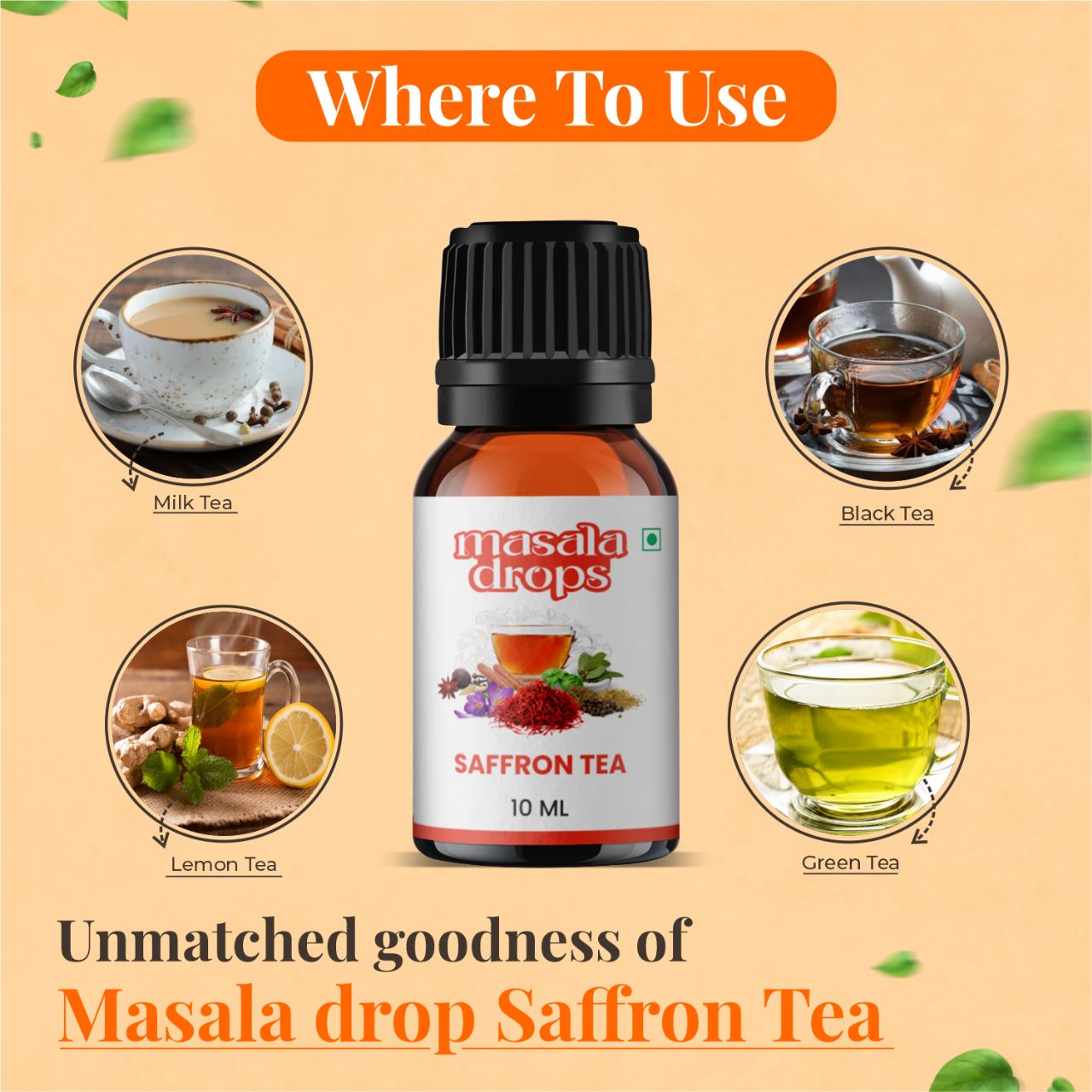 Saffron Tea Drops